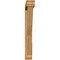 Ekena Millwork Traditional Traditional Rough Sawn Bracket w/ Offset Brace, Western Red Cedar, 6"W x 46"D x 46"H BKT0604X46X46TRA01RWR - alternate 4